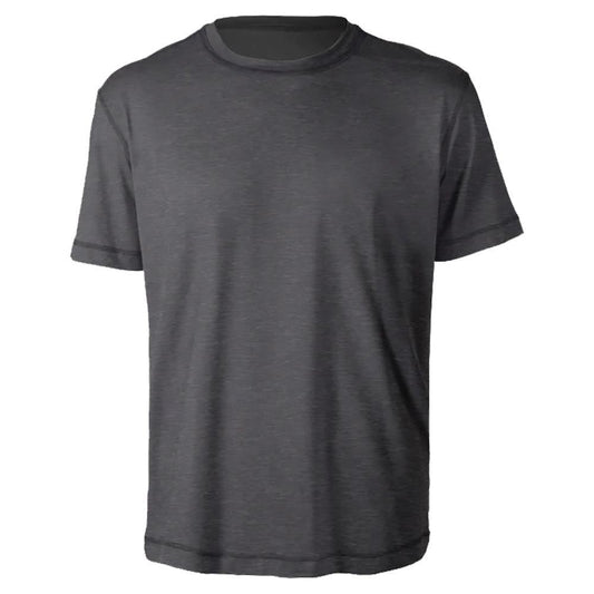 Men`s SB Sport Classic Fit Short Sleeve Tennis Crew Grey Melange TRAINING SOFIBELLA S