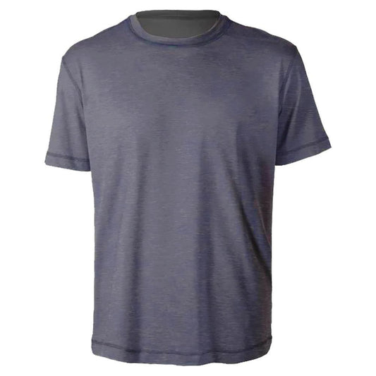 Men's SB Sport Classic Fit Short Sleeve Tennis Crew Steel Melange Training SOFIBELLA XL