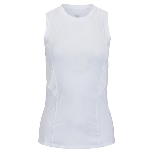Women's Sarita Racerback Tennis Tank Womens Apparel TAIL White XS