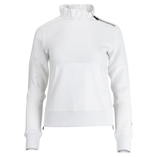 Women's Condoleezza Long Sleeve Tennis Pullover Womens Apparel TAIL Chalk XS