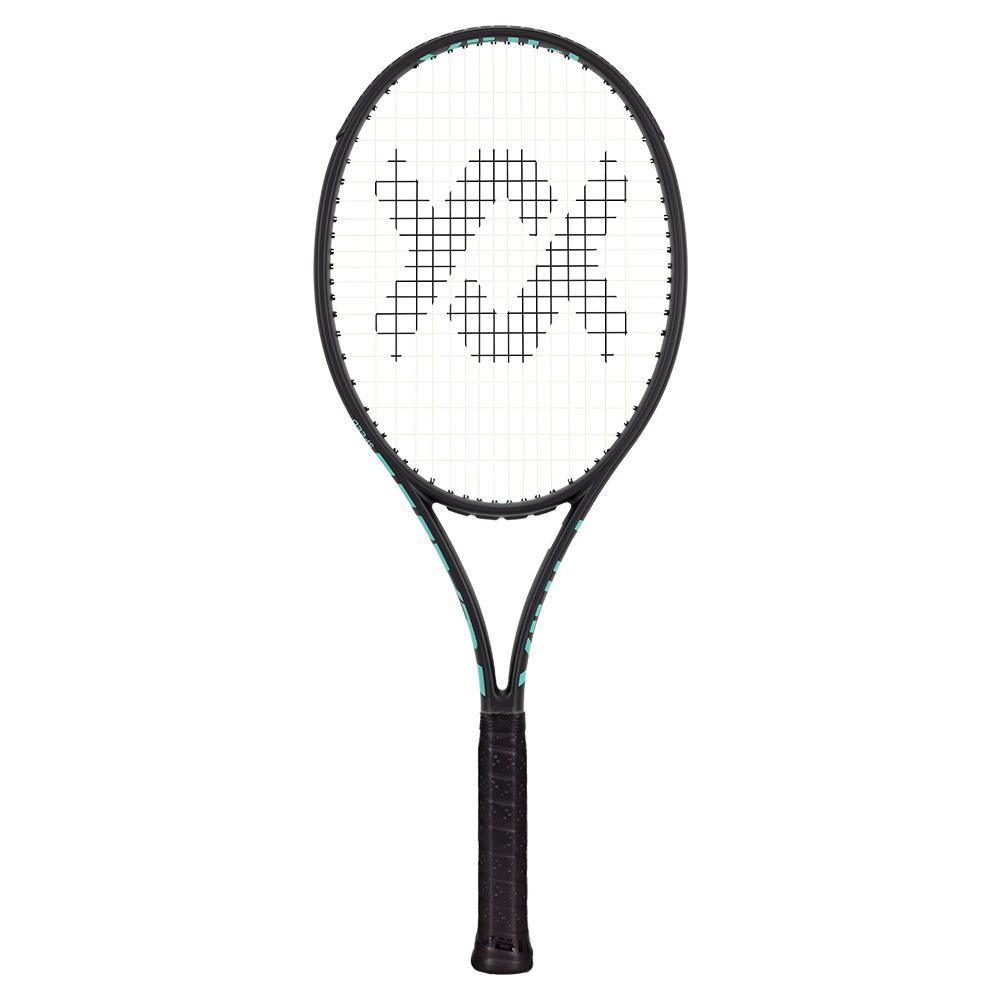 Team Speed Prestrung Tennis Racquet Black and Turquoise Racquets VOLKL 0 - 4 0/8