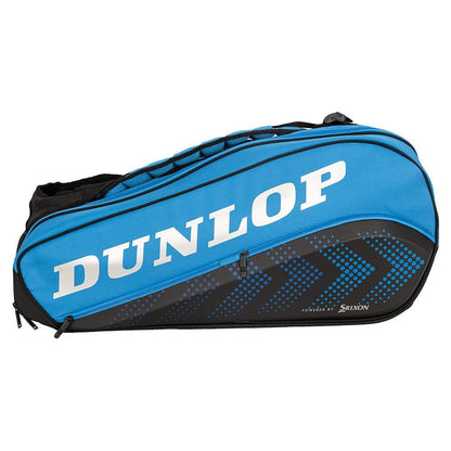 FX Performance 8 Racquet Tennis Bag Black and Blue Bags DUNLOP