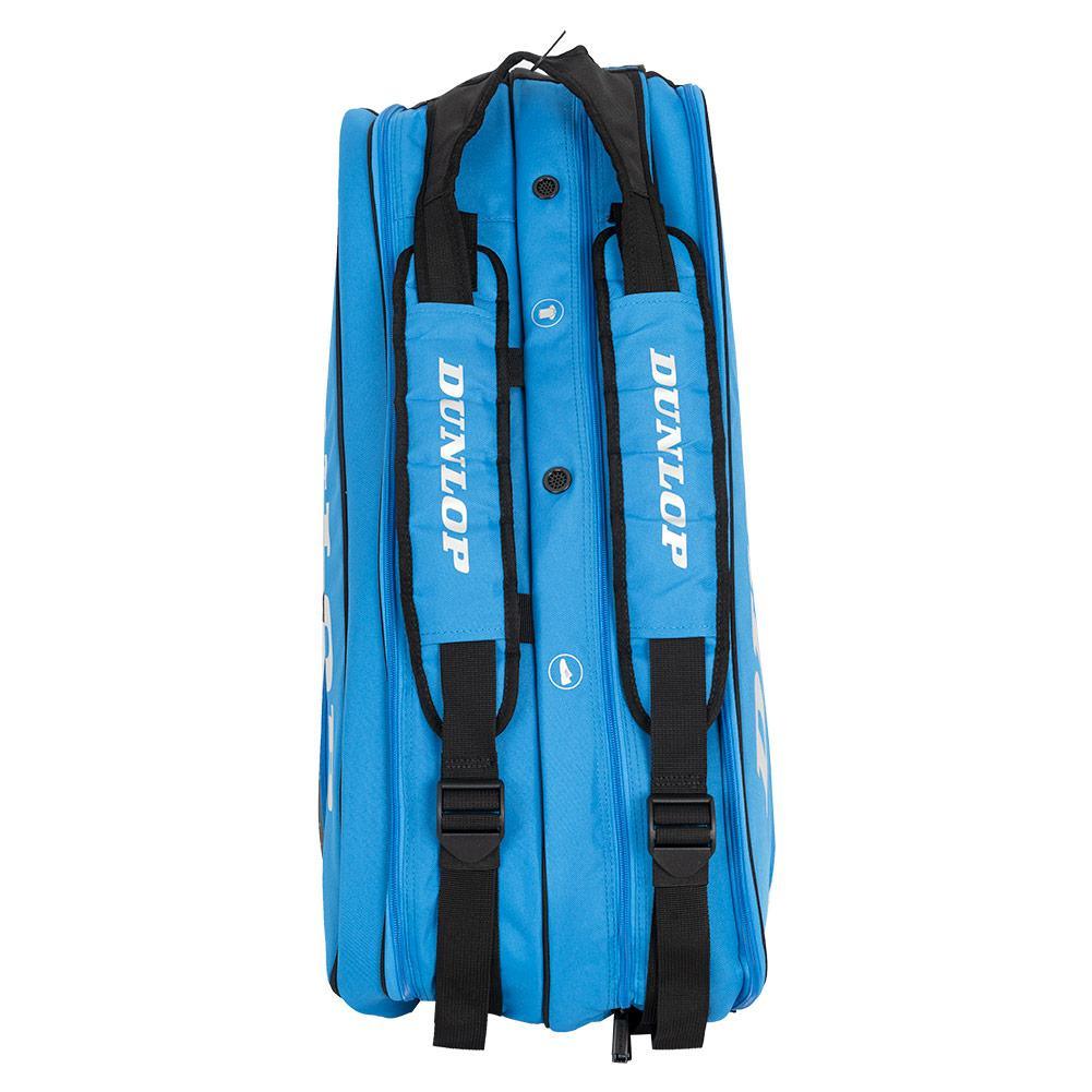 FX Performance 8 Racquet Tennis Bag Black and Blue Bags DUNLOP