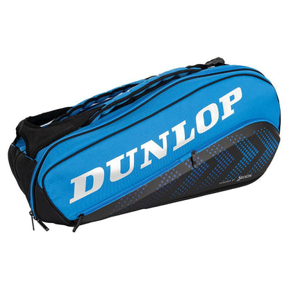 FX Performance 8 Racquet Tennis Bag Black and Blue Bags DUNLOP