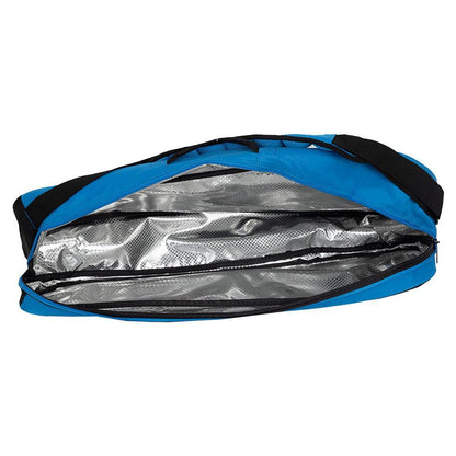 FX Performance 3 Racquet Tennis Bag Black and Blue Bags DUNLOP