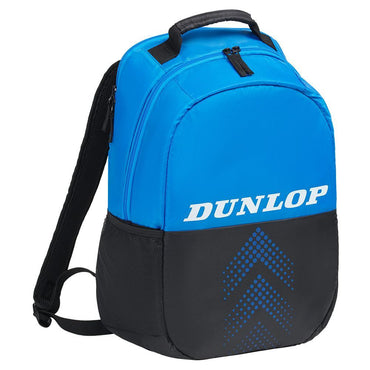 FX Club Tennis Backpack Black and Blue Bags DUNLOP