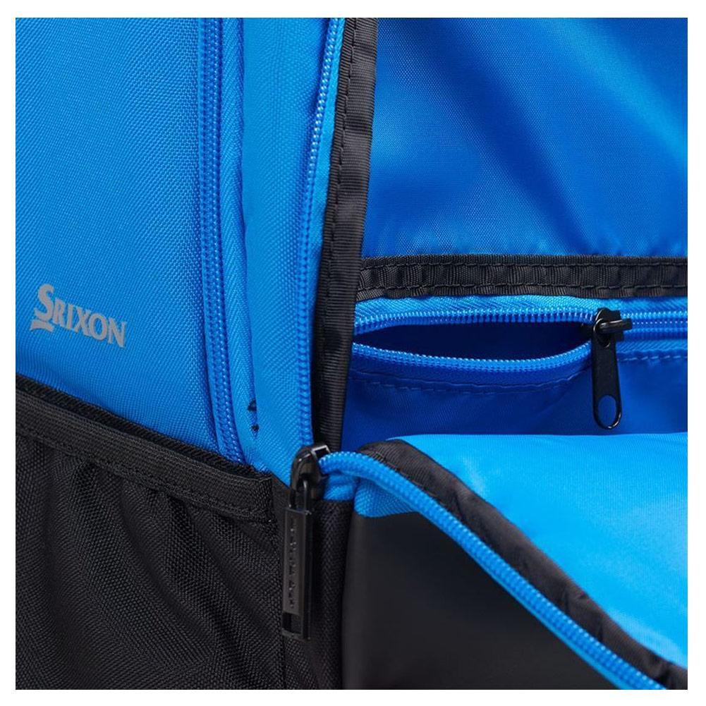FX Performance Tennis Backpack Black and Blue Bags DUNLOP