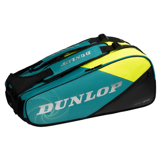 SX Performance 8 Racquet Tennis Bag Teal and Black DUNLOP ONE_SIZE Teal