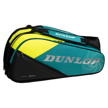 SX Performance 8 Racquet Tennis Bag Teal and Black DUNLOP