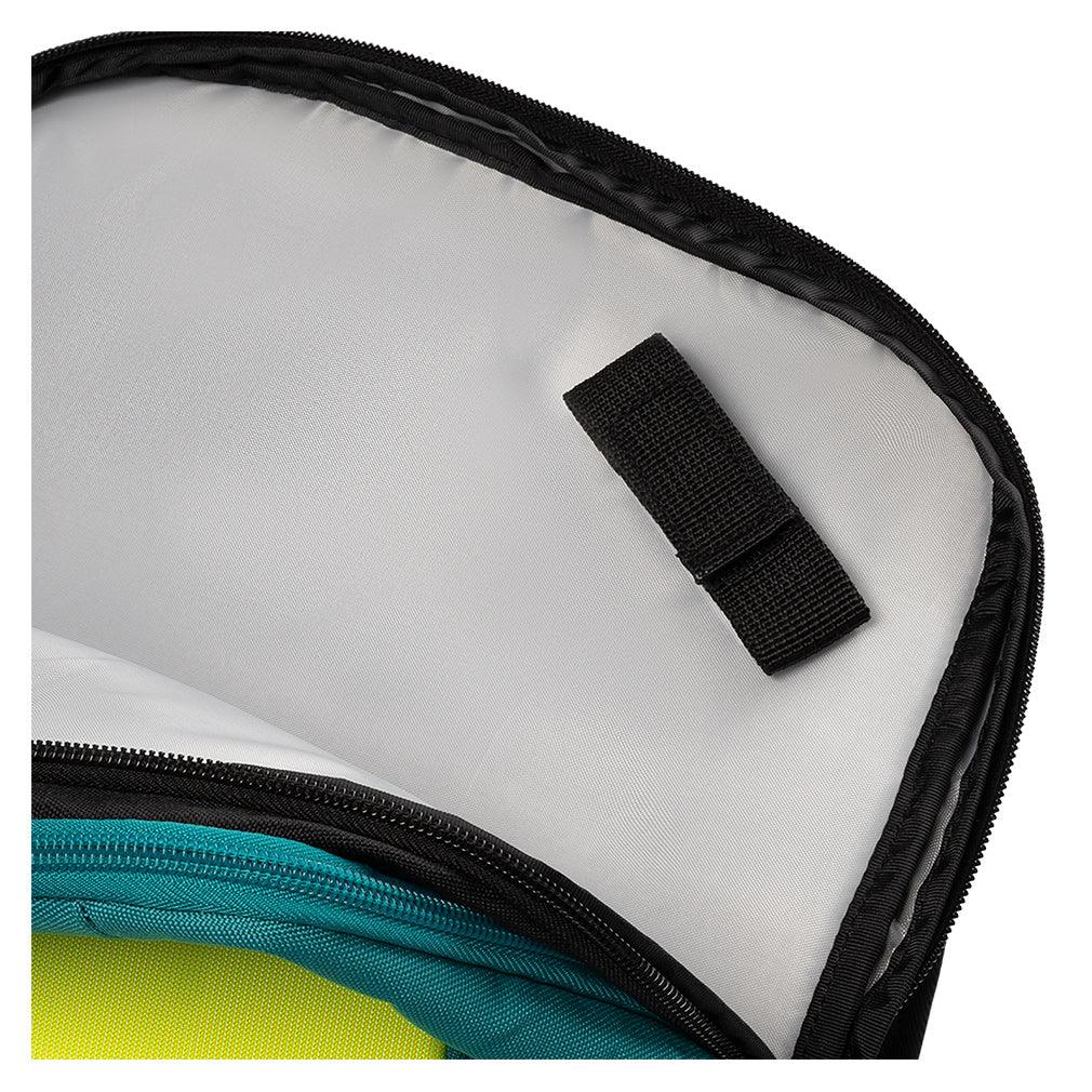 SX Performance Tennis Backpack Teal and Black DUNLOP
