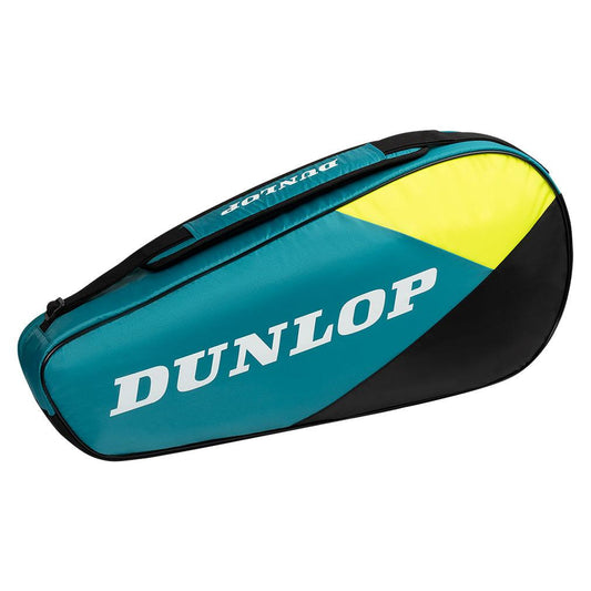 SX Club 3 Racquet Tennis Bag Teal and Black DUNLOP ONE_SIZE Teal