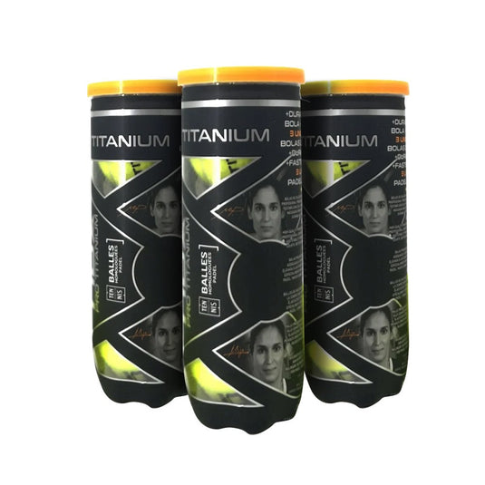 NOX PRO TITANIUM Padel Balls Pack of 3