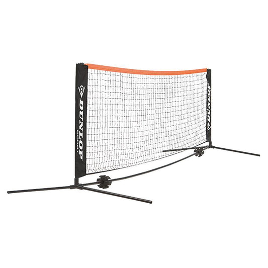 Mini Portable Tennis Net Set 6 Meter Court Equipment DUNLOP Black