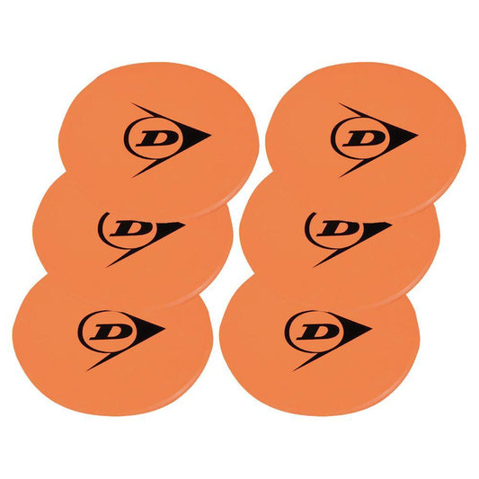 On-Court Tennis Spot Targets 6 Pack Orange Court Equipment DUNLOP Orange