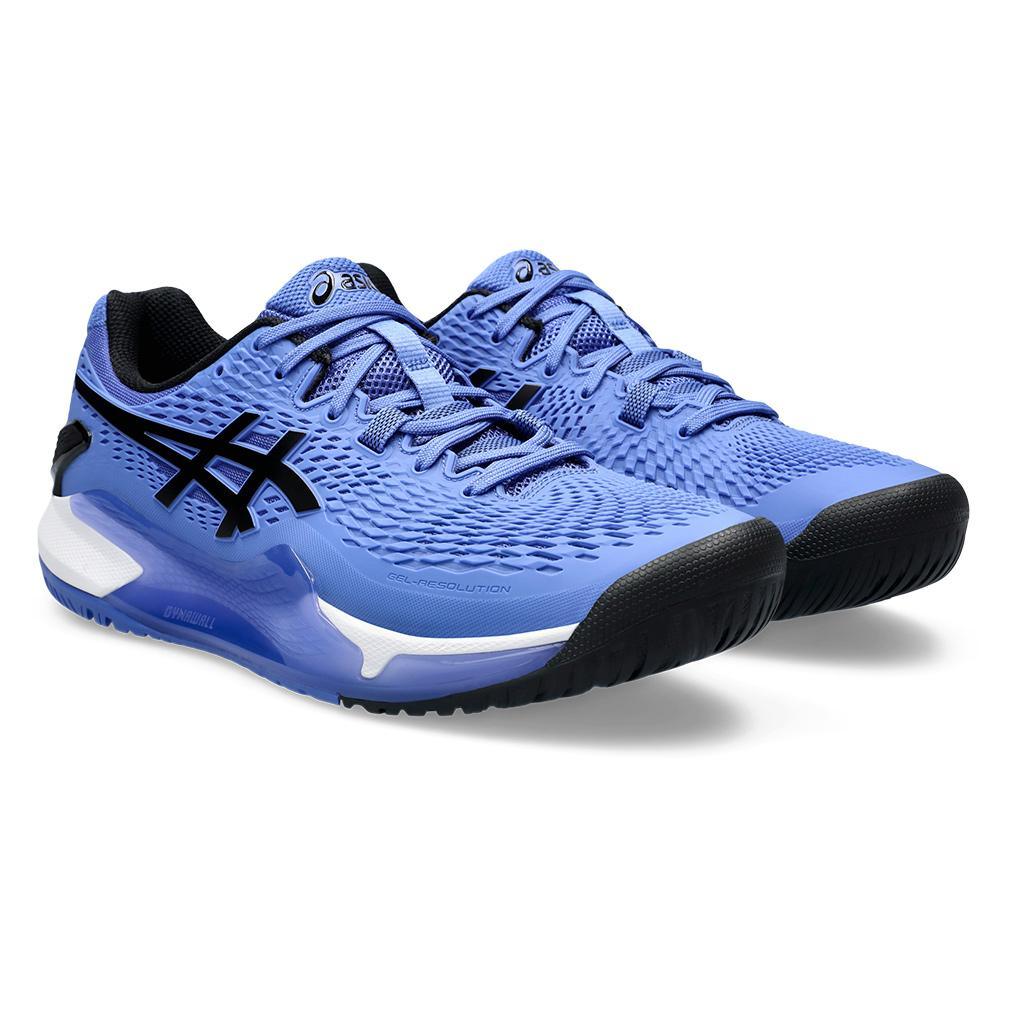 Men's Gel-Resolution 9 Tennis Shoes Sapphire and Black Tournament Gear ASICS