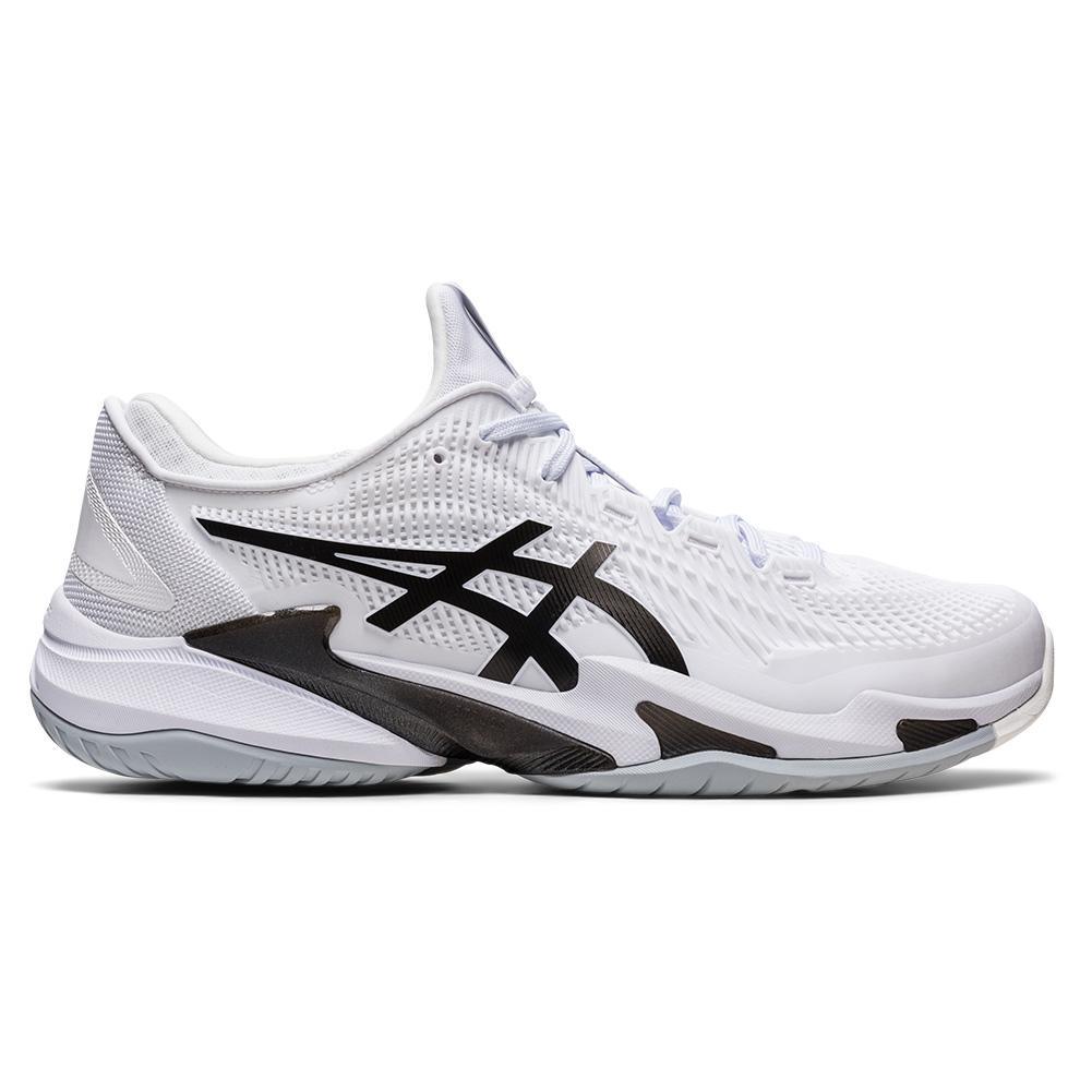 Men`s Court FF 3 Tennis Shoes White and Black TOURNAMENT GEAR ASICS