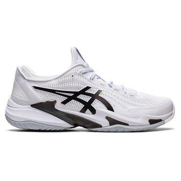 Men`s Court FF 3 Tennis Shoes White and Black TOURNAMENT GEAR ASICS