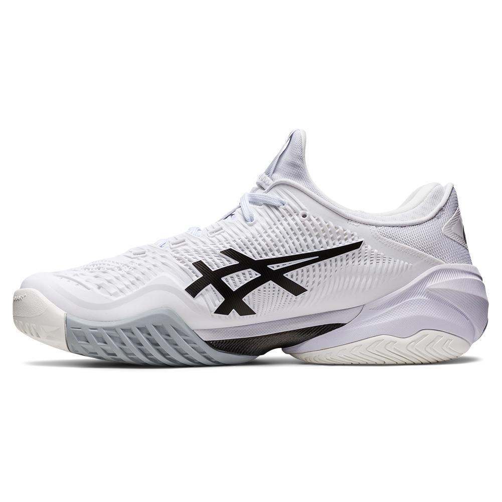 Men`s Court FF 3 Tennis Shoes White and Black TOURNAMENT GEAR ASICS