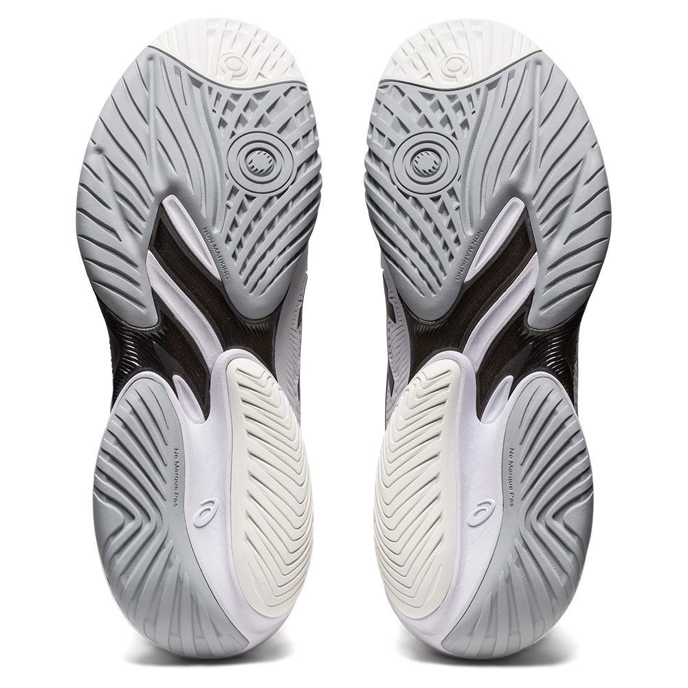 Men`s Court FF 3 Tennis Shoes White and Black TOURNAMENT GEAR ASICS