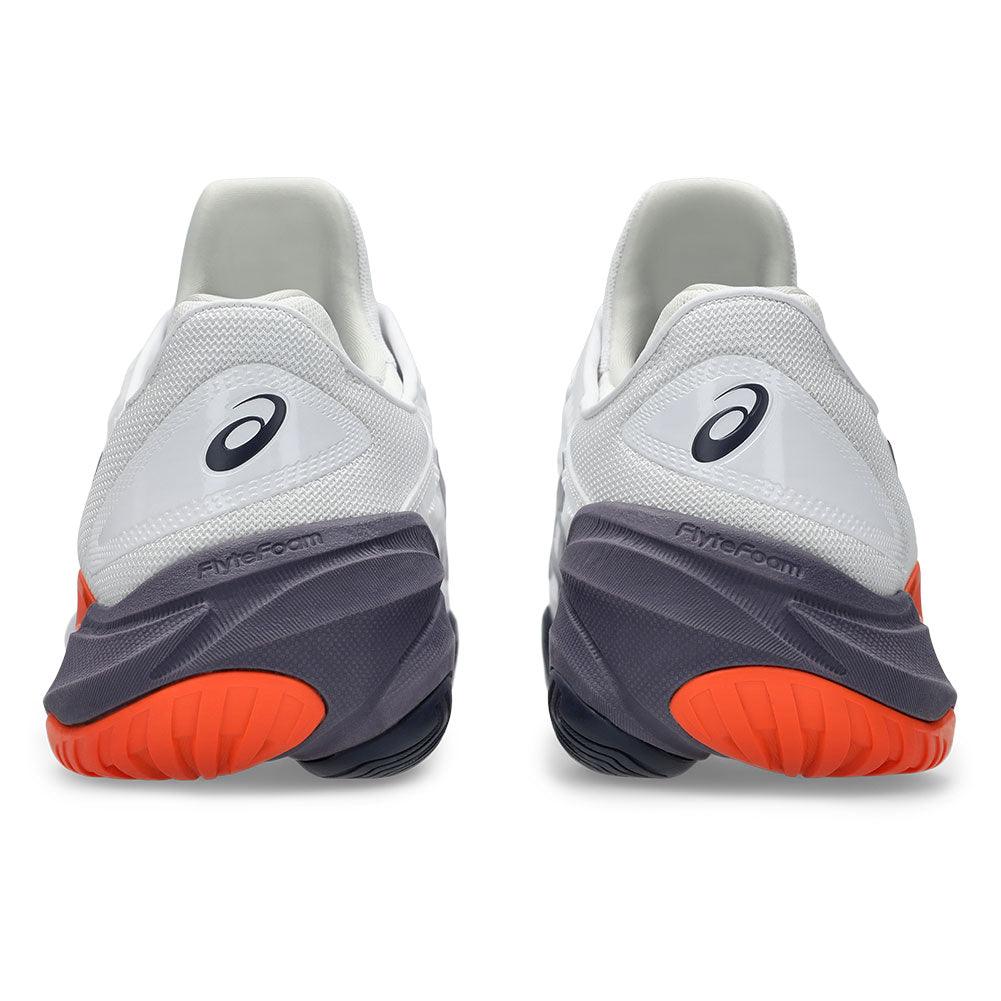 Men`s Court FF 3 Tennis Shoes White and Greyish Purple ASICS