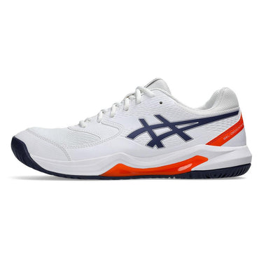 Men`s GEL-Dedicate 8 Tennis Shoes White and Indigo Fog ASICS