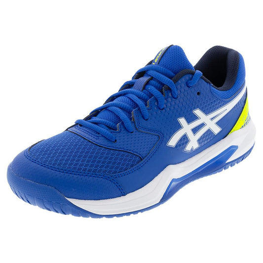 Men`s GEL-Dedicate 8 Pickleball Shoes Illusion Blue and White ASICS 6 Blue