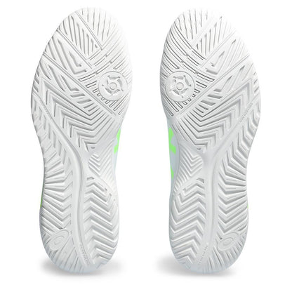 Men's Gel-Dedicate 8 Pickleball Shoes White and Lime Burst Shoes ASICS