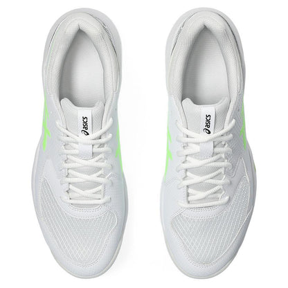 Men's Gel-Dedicate 8 Pickleball Shoes White and Lime Burst Shoes ASICS
