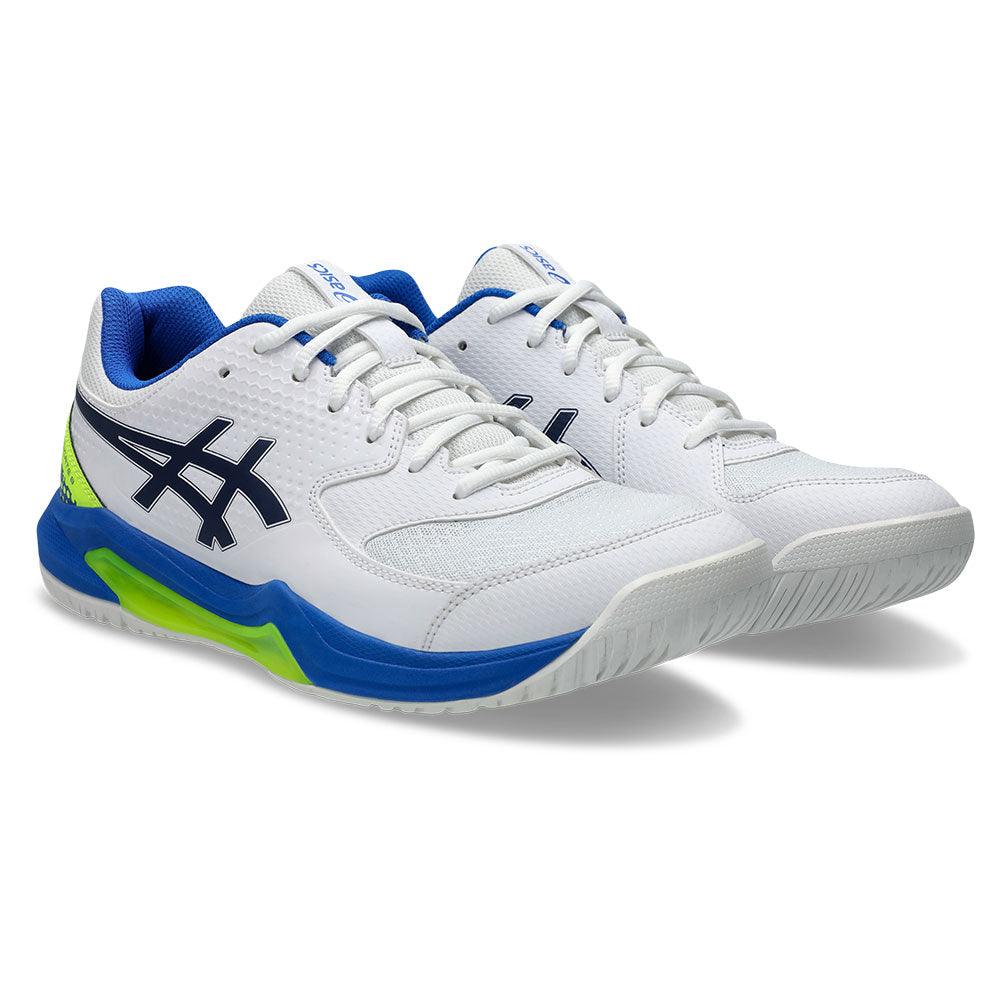 Men`s GEL-Dedicate 8 Pickleball Shoes White and Black ASICS