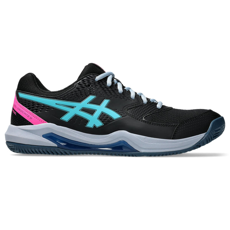 Load image into Gallery viewer, ASICS GEL - DEDICATE 8 Padel Black/Energy Padel Shoes
