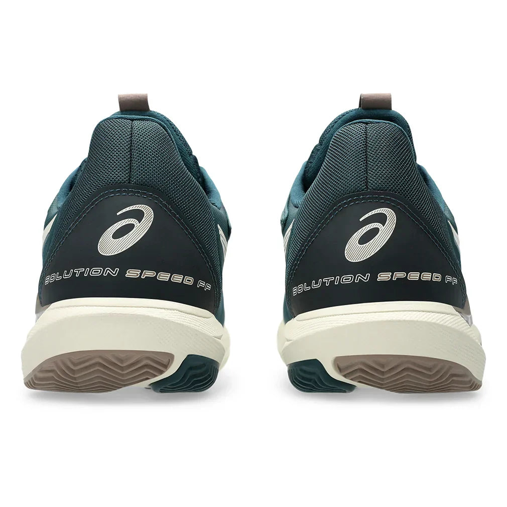 Men`s Solution Speed FF 3 Clay Tennis Shoes Saxon Green and Birch ASICS