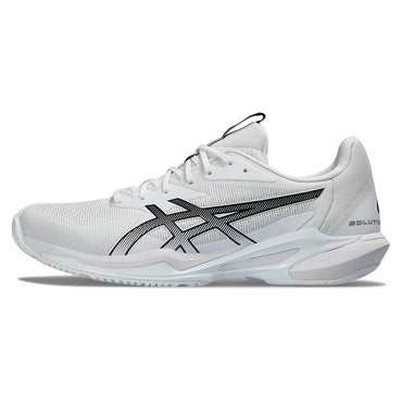Men's Solution Speed FF 3 Tennis Shoes White and Black Tournament Gear ASICS