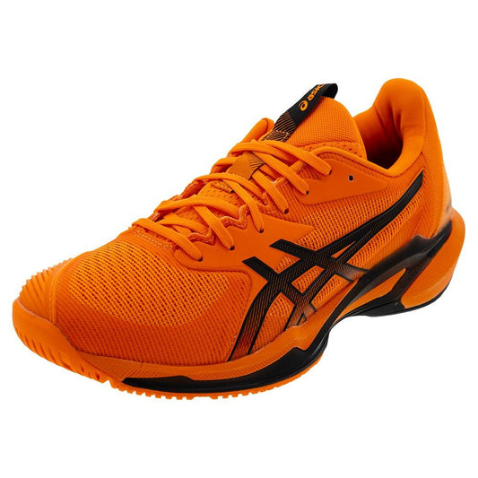 Men`s Solution Speed FF 3 Tennis Shoes Shocking Orange and Black ASICS 6 Orange