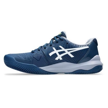 Mens Gel-Challenger 14 Clay Tennis Shoes Mako Blue and White Top Tennis Shoes ASICS