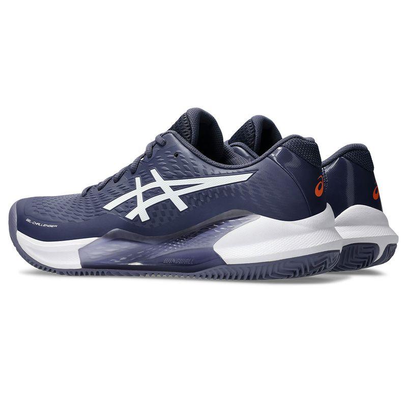 Men`s GEL-Challenger 14 Clay Tennis Shoes Indigo Fog and White ASICS