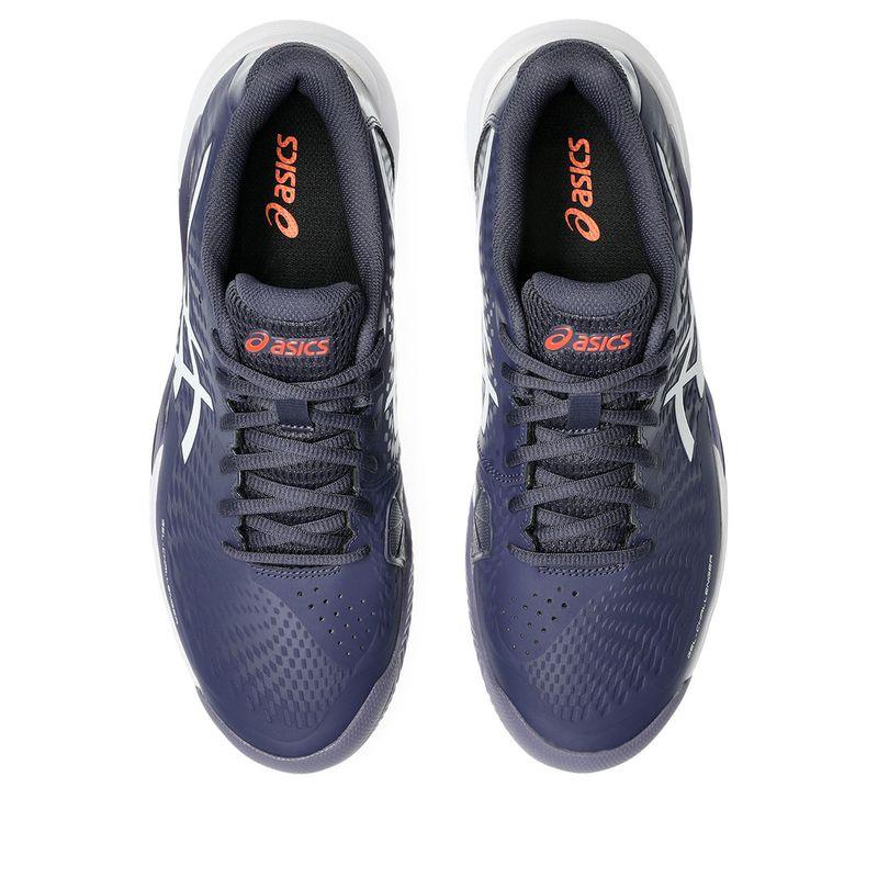 Men`s GEL-Challenger 14 Clay Tennis Shoes Indigo Fog and White ASICS