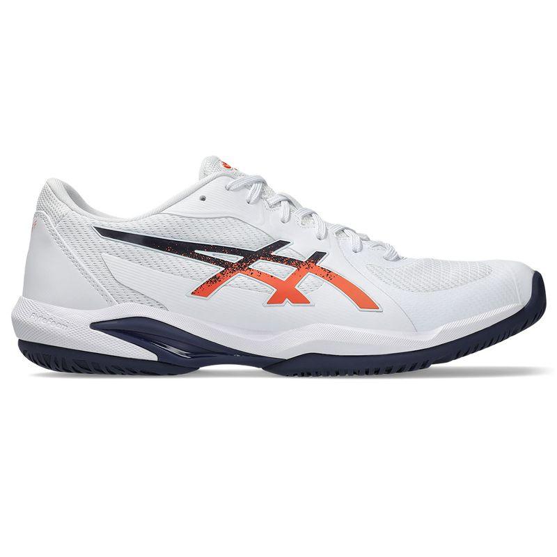 Men`s Solution Swift FF 2 Tennis Shoes White and Nova Orange ASICS