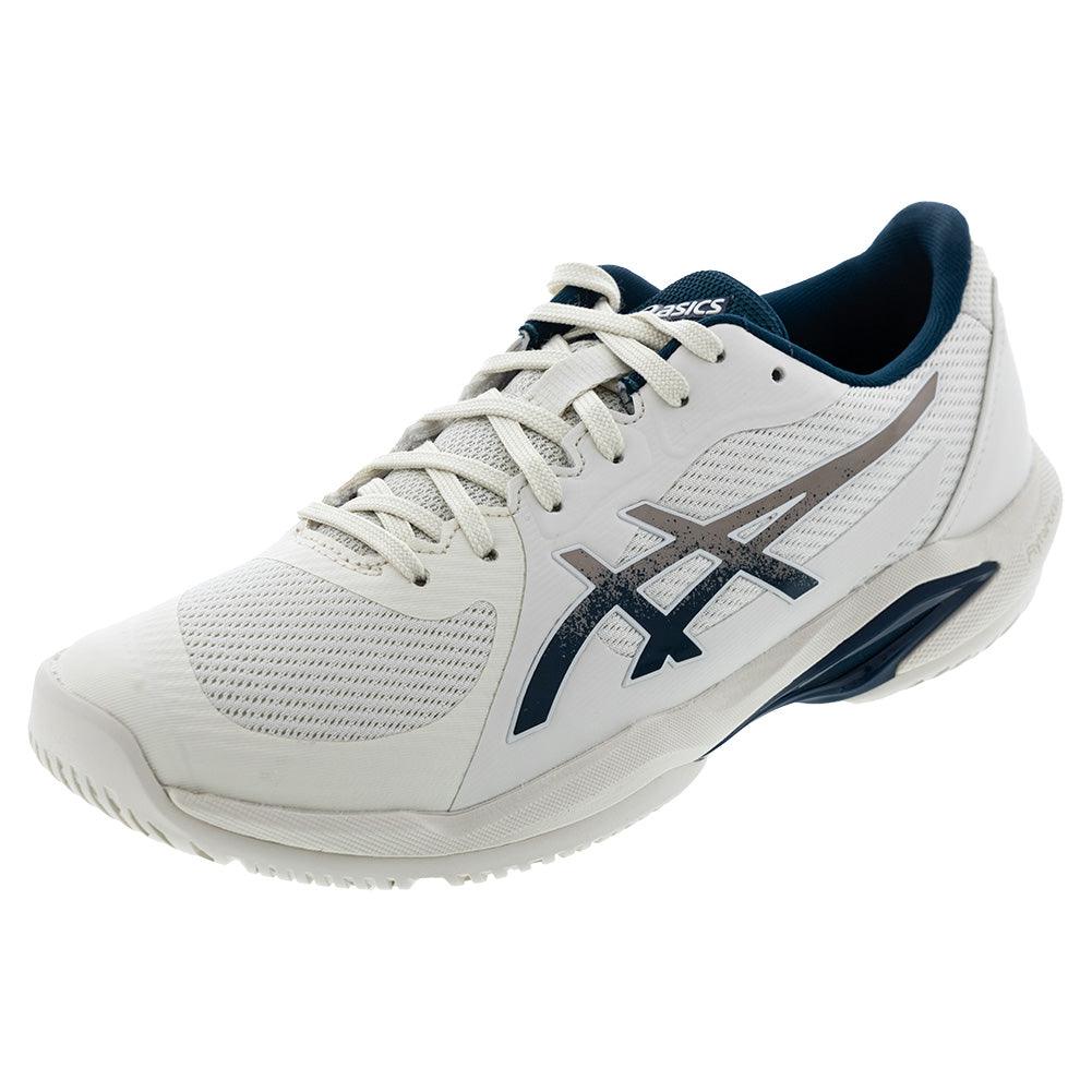 Men`s Solution Swift FF 2 Tennis Shoes Birch and Saxon Green ASICS 6 White
