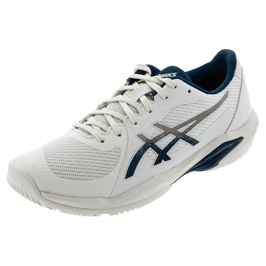Men`s Solution Swift FF 2 Tennis Shoes Birch and Saxon Green ASICS 6 White