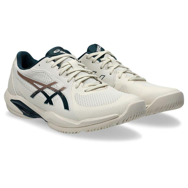 Men`s Solution Swift FF 2 Tennis Shoes Birch and Saxon Green ASICS