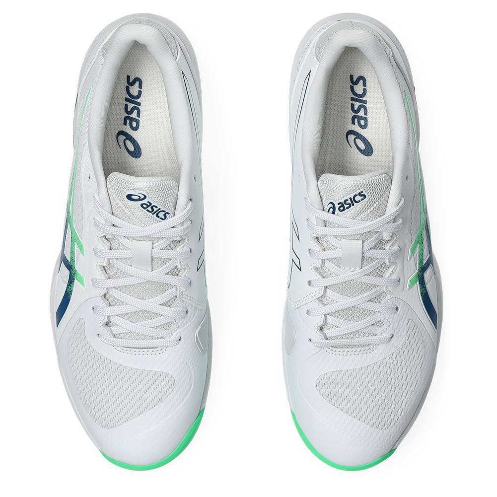 Mens Solution Swift FF 2 Tennis Shoes White and New Leaf Top Tennis Shoes ASICS 6.5