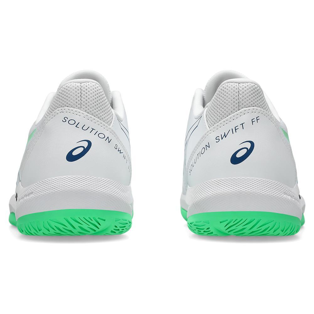 Mens Solution Swift FF 2 Tennis Shoes White and New Leaf Top Tennis Shoes ASICS