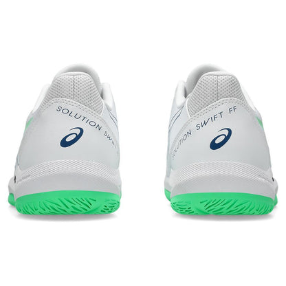 Mens Solution Swift FF 2 Tennis Shoes White and New Leaf Top Tennis Shoes ASICS