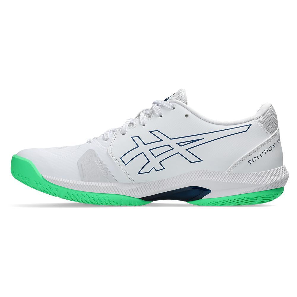Mens Solution Swift FF 2 Tennis Shoes White and New Leaf Top Tennis Shoes ASICS