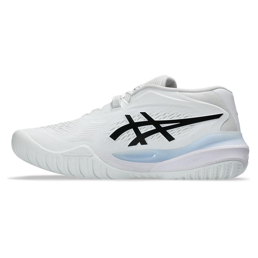 Men`s GEL-Resolution X Tennis Shoes White and Black ASICS