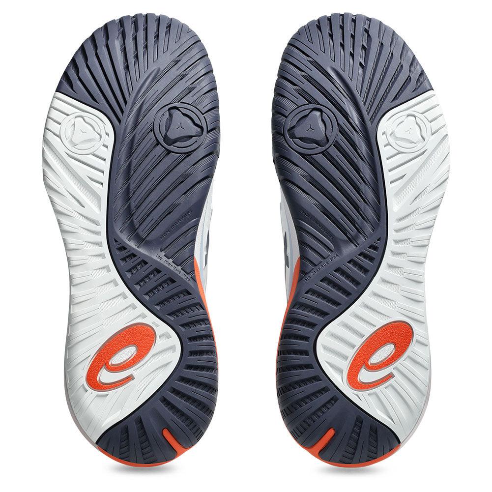 Men`s GEL-Resolution X Tennis Shoes White and Indigo Fog ASICS