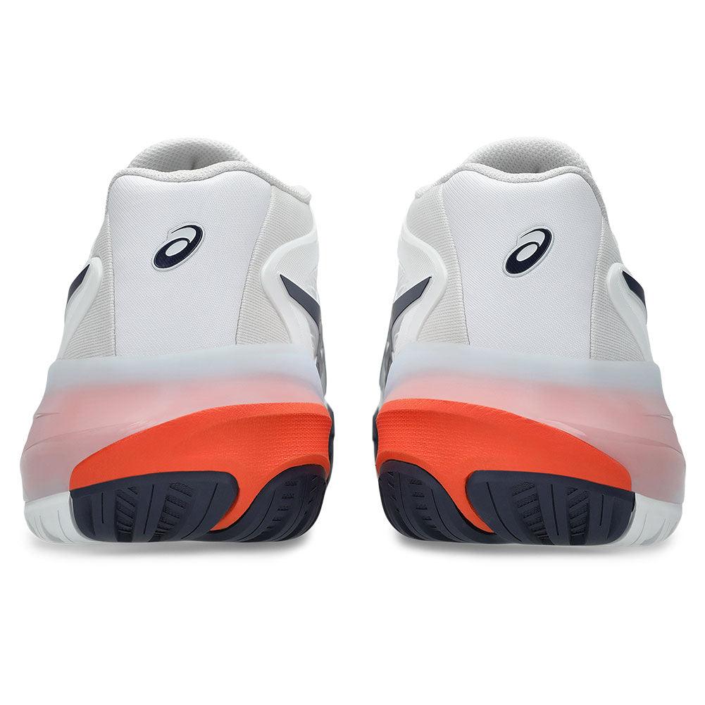 Men`s GEL-Resolution X Tennis Shoes White and Indigo Fog ASICS