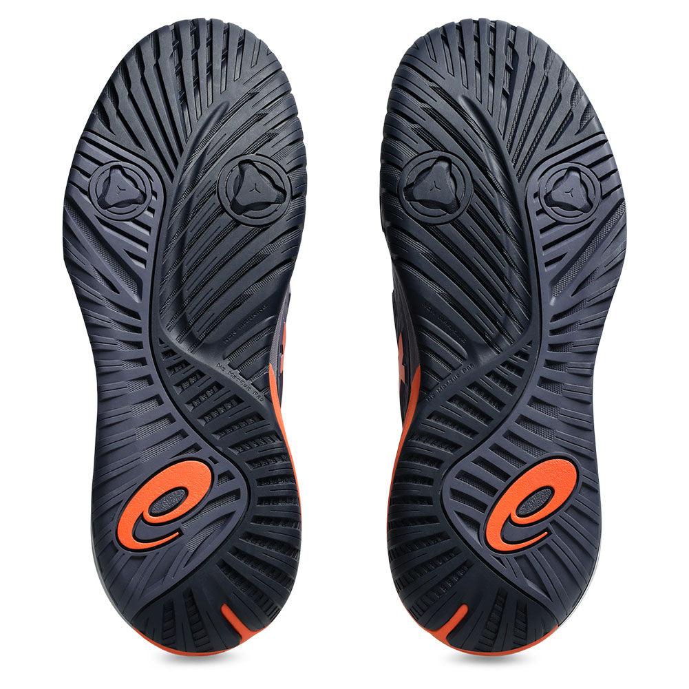 Men`s GEL-Resolution X Tennis Shoes Greyish Purple and Nova Orange ASICS