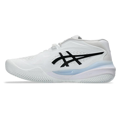 Men`s GEL-Resolution X Clay Tennis Shoes White and Black ASICS
