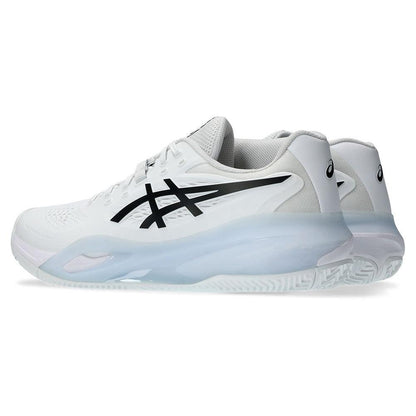 Men`s GEL-Resolution X Clay Tennis Shoes White and Black ASICS